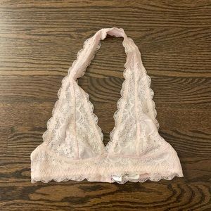Pink Free People bralette